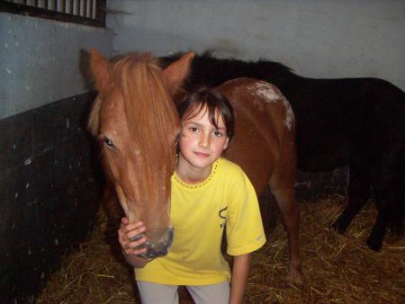 chloe et son bébé nestor